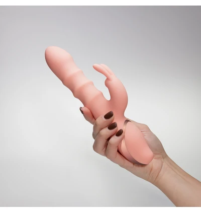 Crushious Ringlord - Vibrátor králíka s pulzujícími kroužky