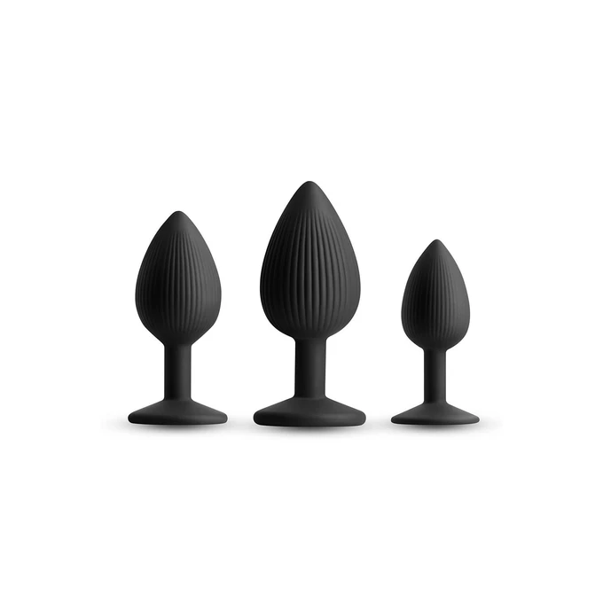 NS Novelties Renegade Triple Ace Kit - Zestaw korków analnych z żebrowaniem