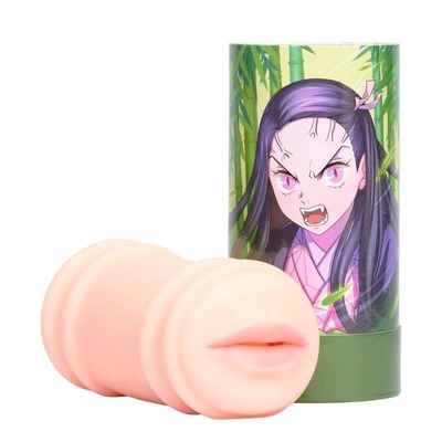 Nezuko’s Double Tooth Blowjob - Klasický masturbátor