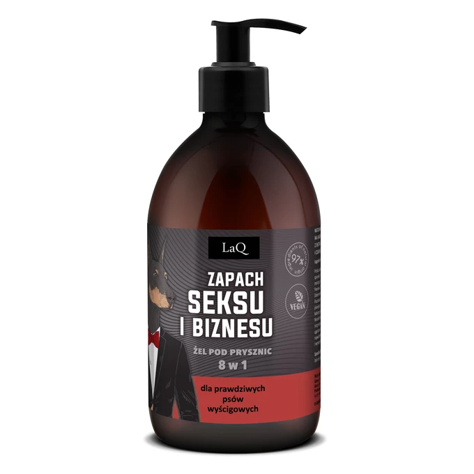 Laq "Doberman o zapachu seksu i biznesu" - Żel pod prysznic, 500 ml