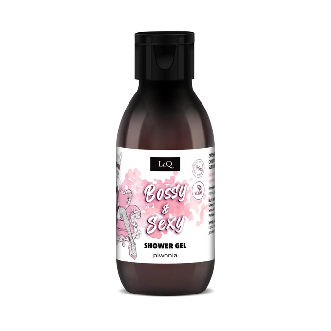 Laq "Bossy & Sexy" - żel pod prysznic o zapachu piwoni, 100 ml