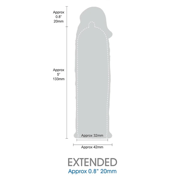 NMC Lenght Extender Sleeve 6 inch - nakładka na penisa