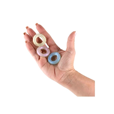NS Novelties Stamina Rings - Zestaw pierścieni erekcyjnych