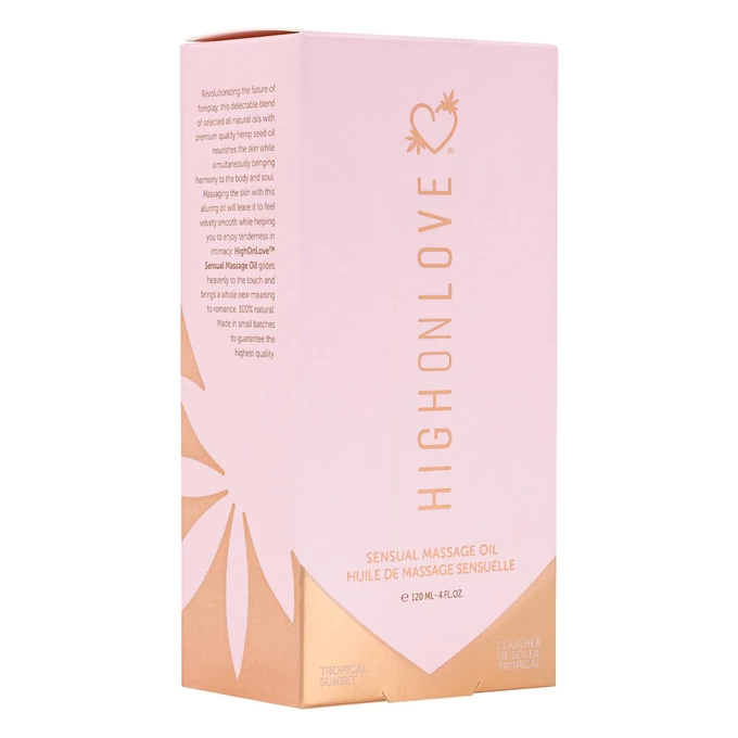 High on love Massage Oil  120Ml - Olejek do masażu, owoce egzotyczne