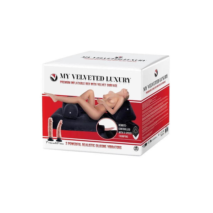 NMC Premium Inflatable Bed - Poduszka do seksu z pulsującymi dildami