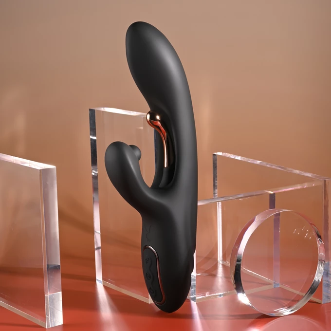 Playboy Aureus - Vibrátor Bunny, černý