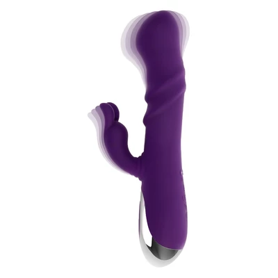 Playboy Bunny peach - Wibrator króliczek, z rotującą główką