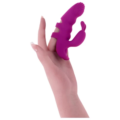 Playboy Lend a hand - Wibrator na palec z funkcją pulsacji, różowy