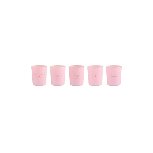 High On Love Mini Sensual Massage Candles  5 X 35G - Zestaw świec do masażu