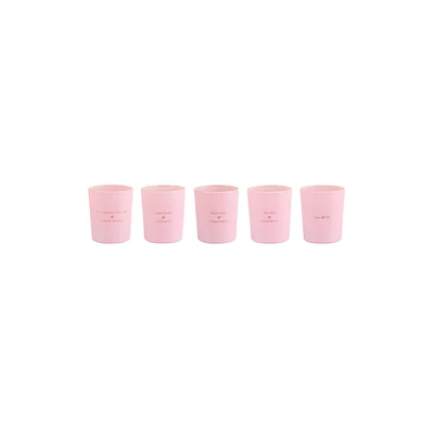 High On Love Mini Sensual Massage Candles  5 X 35G - Zestaw świec do masażu