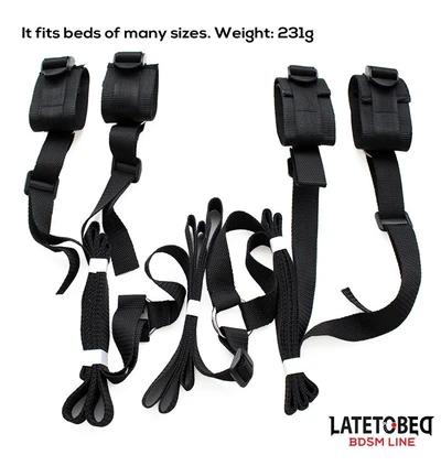 Latetobed Nylon Bed Restraints - Systém připoutání k posteli