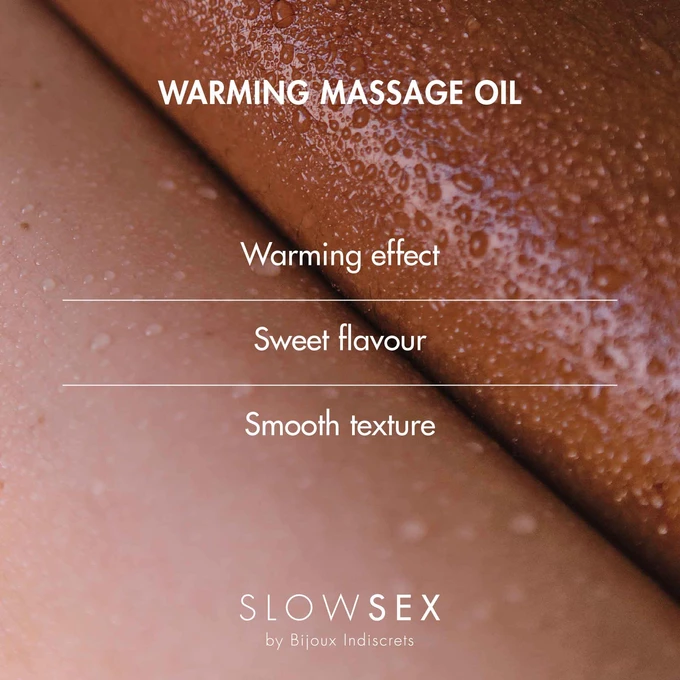 Bijoux Indiscrets Slow Sex  - Hřejivý masážní olej