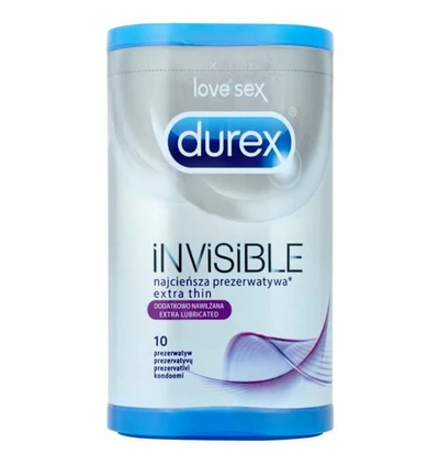 Prezerwatywy Durex Invisible dodatkowo nawilżone