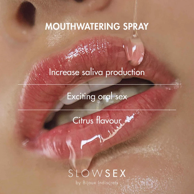 Bijoux Indiscrets Slow Sex  - hydratační sprej pro orální sex