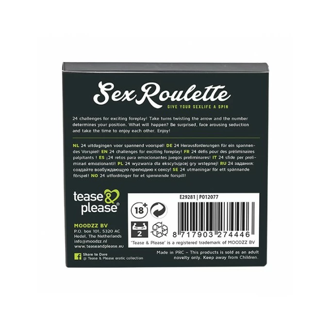 Sex Roulette foreplay - gra erotyczna dla par