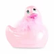 I Rub My Duckie 2.0  - Mini vibrátor ve tvaru kachničky světle růžový