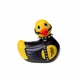 I Rub My Duckie Bondage  - Mini vibrátor ve tvaru kachničky černo - žlutý