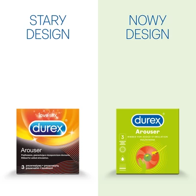 Durex Arouser  - kondomy s vroubky