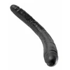 King Cock 16&quot; Thick Double Dildo Black - podwójne dildo