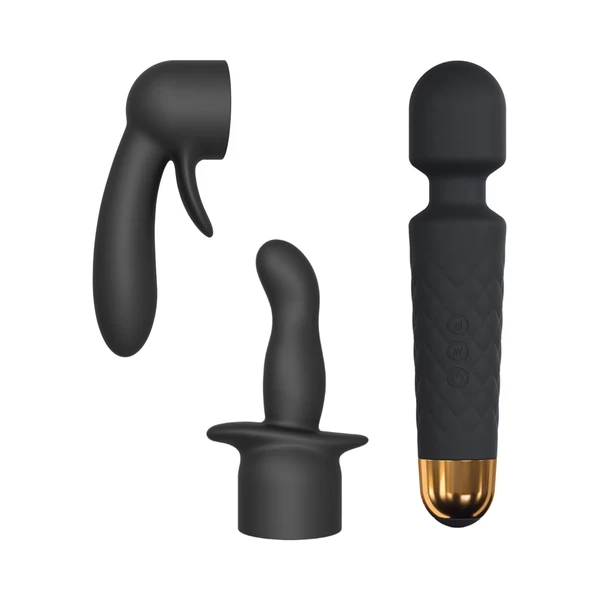 Marc Dorcel Wanderful Kit  - hůlkový vibrátor + další nástavce