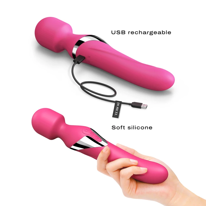 Dual Orgasms - masażer / wibrator, Różowy