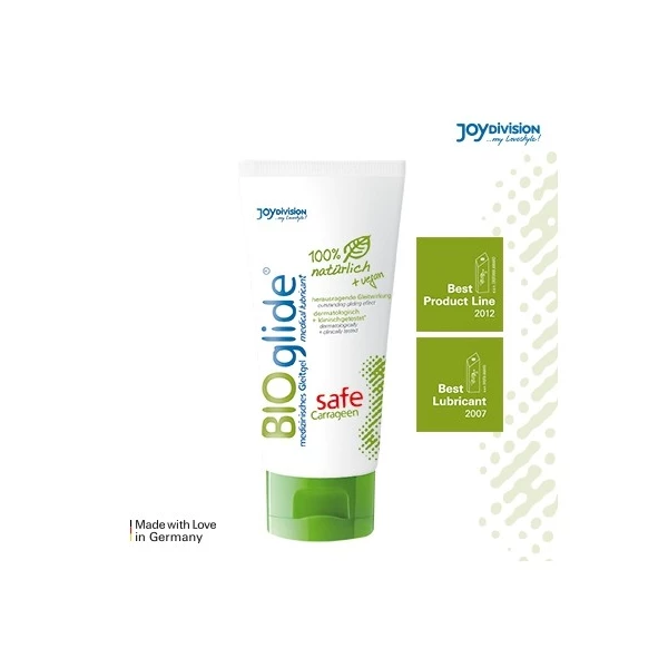 BIOglide safe (mit Carrageen) - Wodny lubrykant