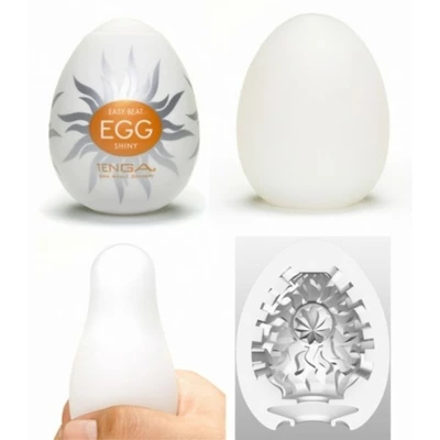 Hard Boiled shiny - masturbator w kształcie jajka