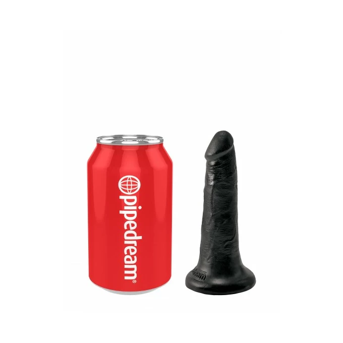 King Cock 5&quot; Cock Black - dildo