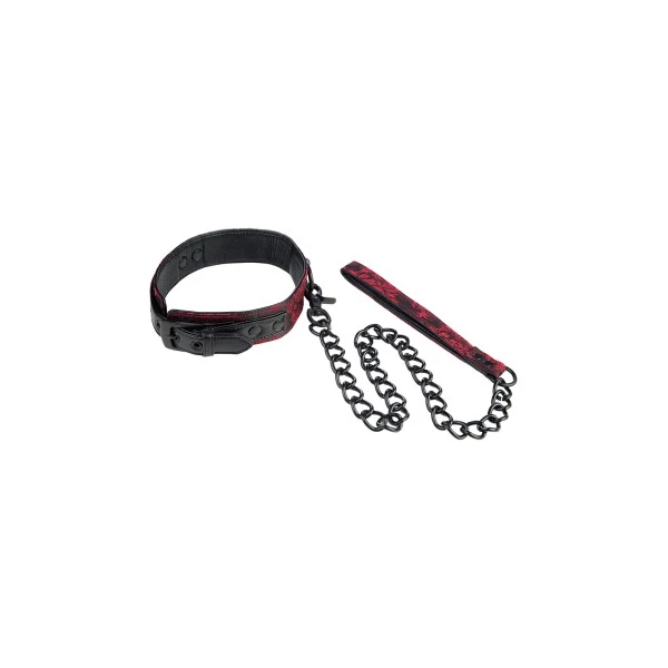 Scandal  COLLAR WITH LEASH - ciężka smycz z obrożą
