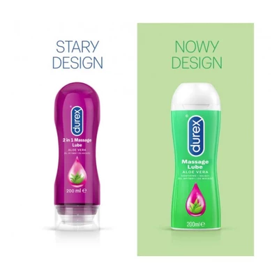 Durex Play Massage 2 in 1 Aloe Vera  - Lubrikační masážní gel