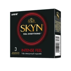 SKYN Unimil Intense Feel  - nelatexové kondomy s výstupky