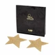 Bijoux Indiscrets Flash Star  - lepítka na bradavky zlatá