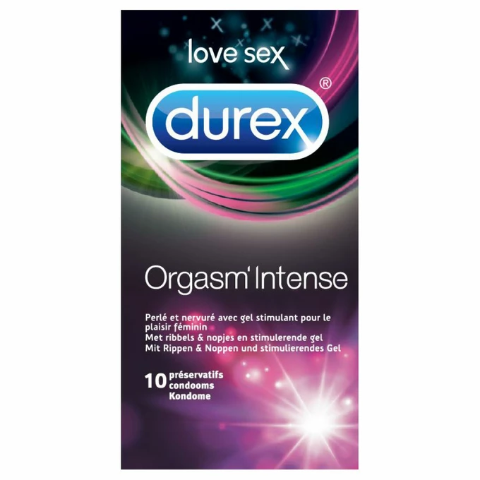 Durex Intense Orgasmic Condoms  - Prezerwatywy z wypustkami