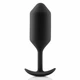 B-Vibe Snug Plug 3  - Anální kolík černý