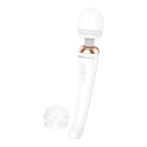 Bodywand Curve Rechargeable Wand Massager - Wibrator Wand, biały