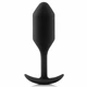 B-Vibe Snug Plug 2  - Anální kolík černý