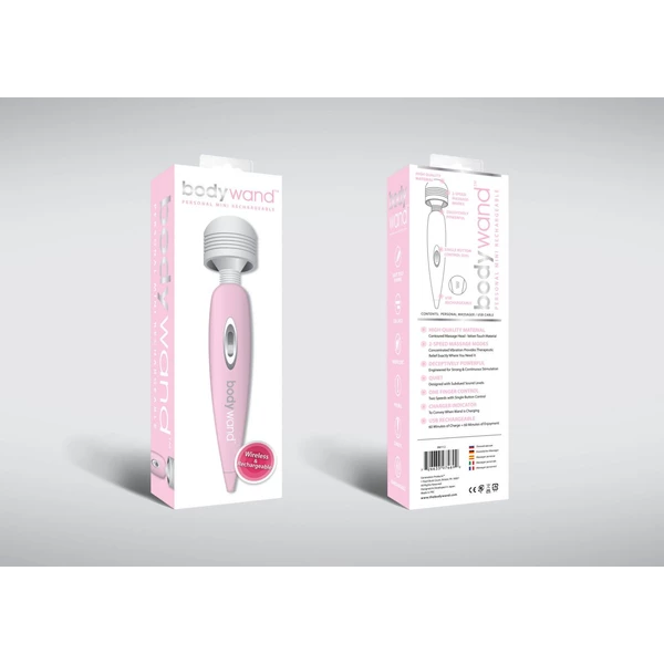 Bodywand Rechargeable USB Massager - Wibrator Wand, czarny