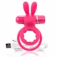 The Screaming O Charged Ohare XL Rabbit Vibe Pink  - Vibrační erekční kroužek růžový
