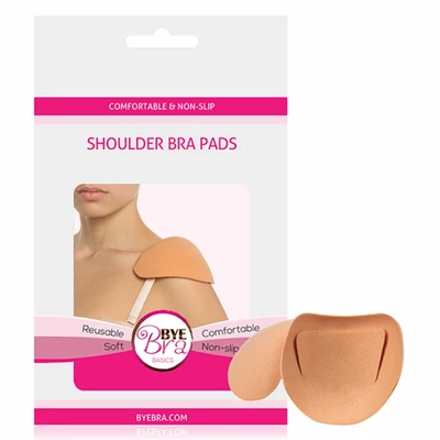 Bye Bra  Shoulder Bra Pads - Nakładki na ramiona, Beżowe