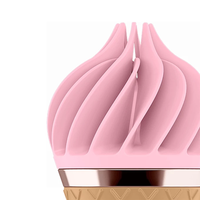 Satisfyer Sweet Treat Spinnator Pink - Wibrator łechtaczkowy w kształcie lodów
