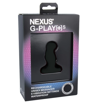 Nexus G Play Small Black - Wibrujący masażer prostaty, Czarny