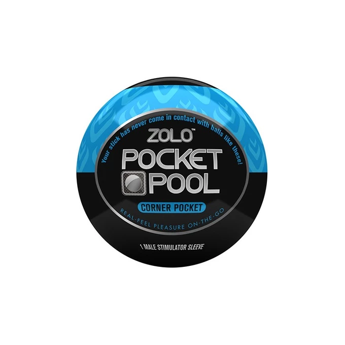 Zolo Pocket Corner Pocket  - Masturbátor ve tvaru kulečníkové koule