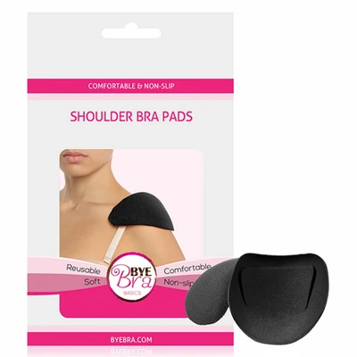 Bye Bra  Shoulder Bra Pads - Nakładki na ramiona, Czarne