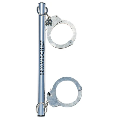 Sex&amp;Mischief Spreader Bar with Metal Cuffs - Drążek
