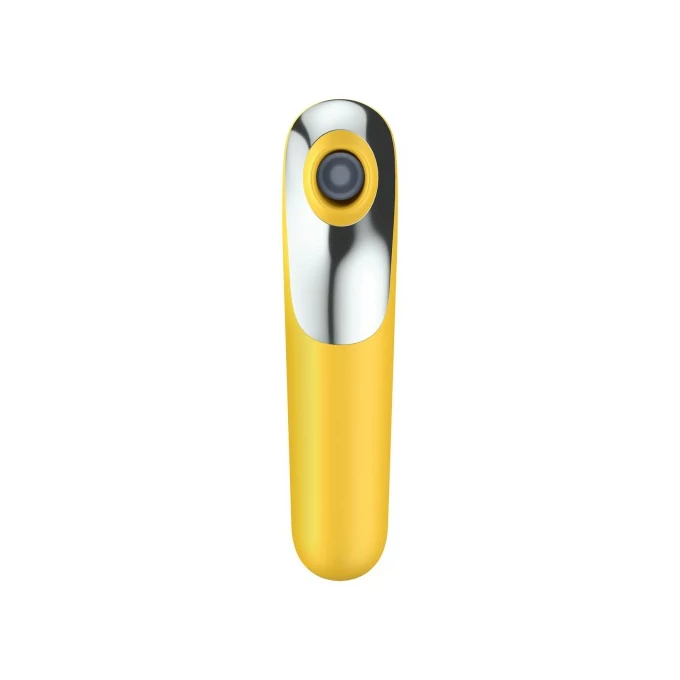 Satisfyer Dual Love Yellow  - Wibrator łechtaczkowy sterowany aplikacją, żółty,