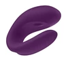Satisfyer Double Joy Violet  - Wibrator dla par sterowany aplikacją