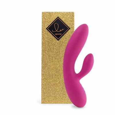 FeelzToys Lea Vibrator  - Wibrator króliczek, Czerwony, Rubin