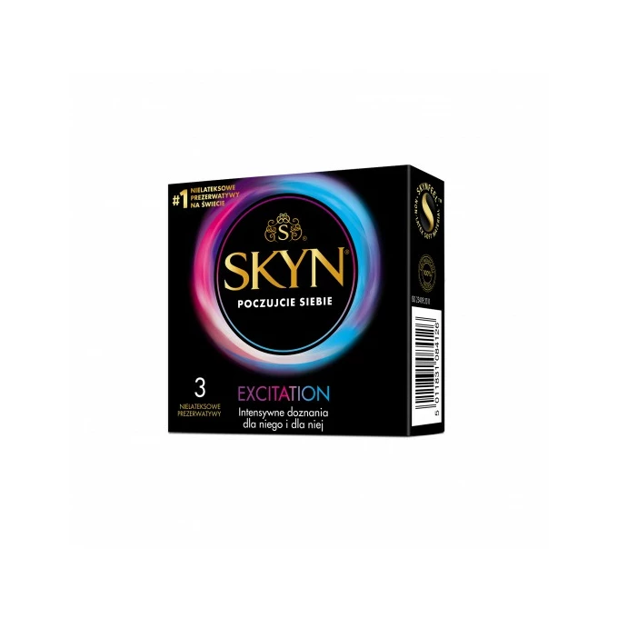Unimil Skyn Excitation - nielateksowe prezerwatywy