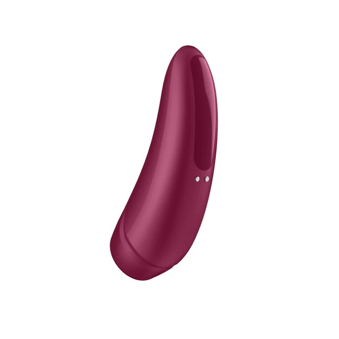 Satisfyer Curvy 1+ Rose Red  - Soniczny Wibrator łechtaczkowy sterowany aplikacją