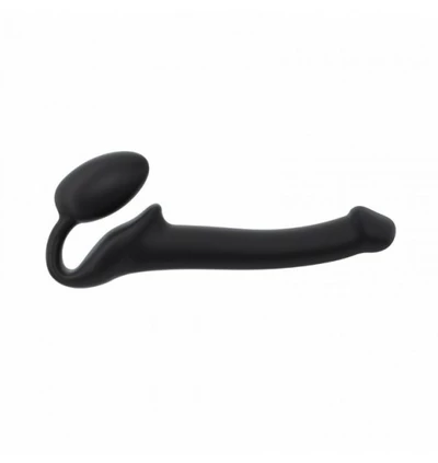 Strap on me Strap on me Silicone bendable strap-on Black - Dildo strap on, czarne